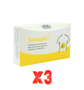 Pack de 3 unidades Sanaglu 30 Capsulas Margan