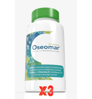 Pack de 3 unidades Oseomar 120 Capsulas Margan
