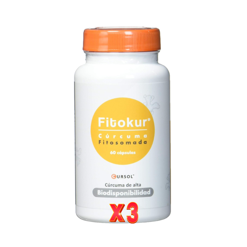 Pack de 3 unidades Fitokur 60 Capsulas Margan Pack de 3 unidades Fitokur 60 Capsulas Margan