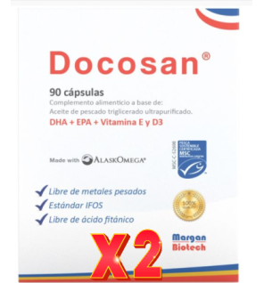 Pack de 2 unidades Docosan 90 Capsulas Margan
