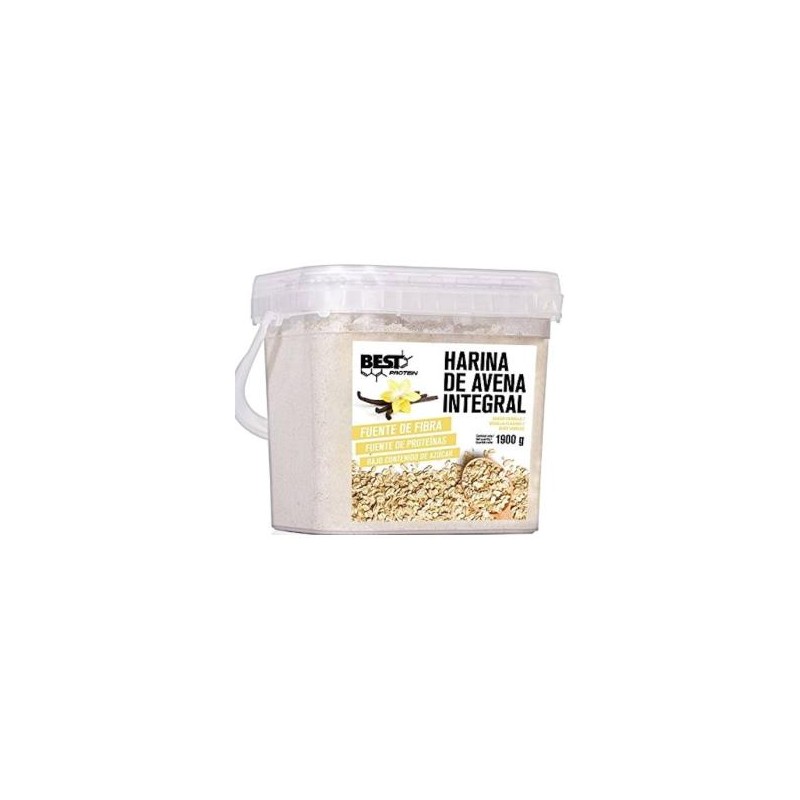 Harina De Avena Integral Vainilla 1900 Gramos Best Protein Harina De Avena Integral Vainilla 1900 Gramos Best Protein