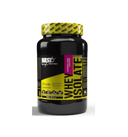 Whey Isolate Fresa Proteina 90% 1000 Gr Best Protein