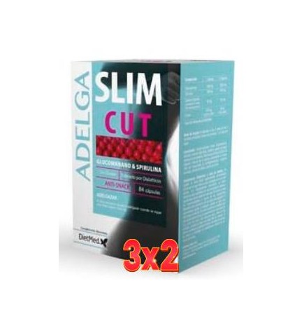 Pack de 3 unidades Adelgaslim Cut 84 Cápsulas Dietmed