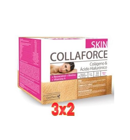 Pack de 3 unidades Collaforce Skin 30x8,1 G Sobres Dietmed