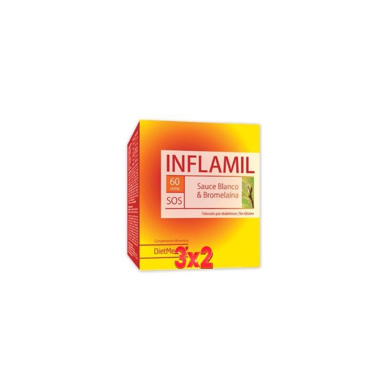 Pack 3x2 unidades Inflamil 60 Comprimidos Dietmed