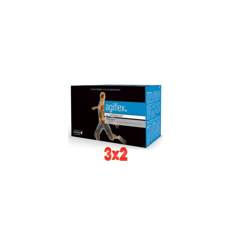 Pack de 3 unidades Agiflex 20x15 Ml Ampollas Dietmed Pack de 3 unidades Agiflex 20x15 Ml Ampollas Dietmed