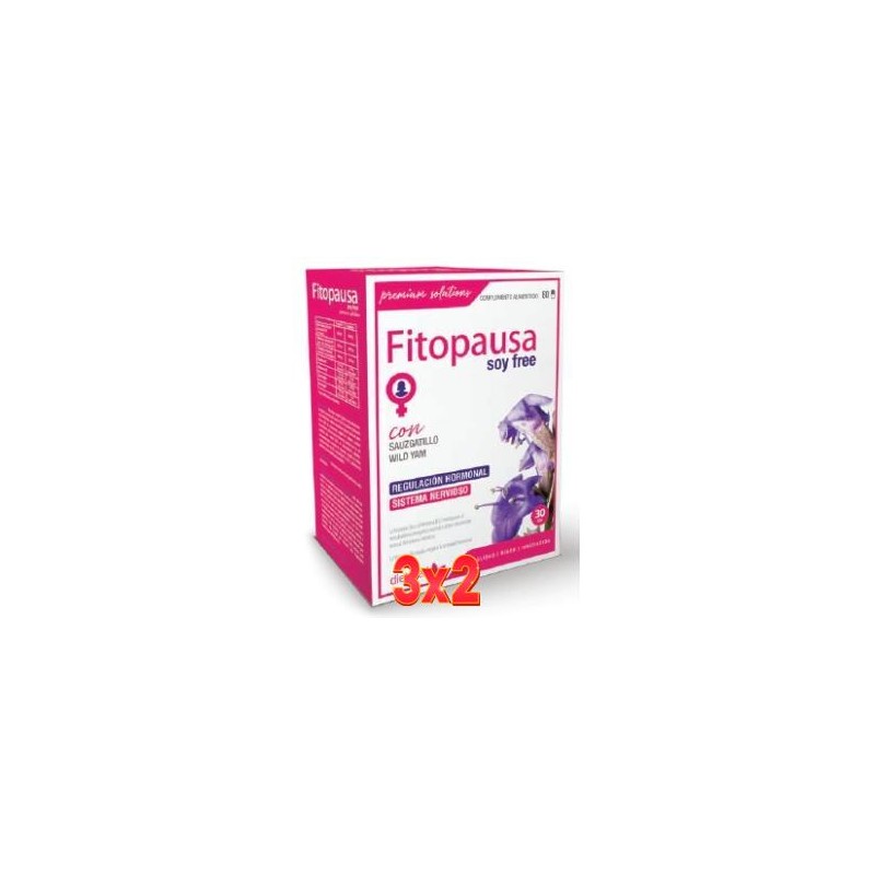 Pack de 3 unidades Fitopausa Soy Free 60 Cápsulas Dietmed Pack de 3 unidades Fitopausa Soy Free 60 Cápsulas Dietmed