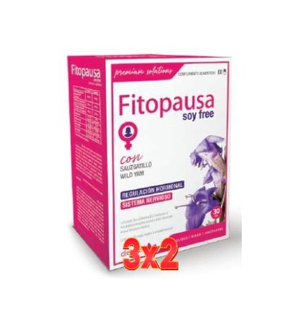 Pack de 3 unidades Fitopausa Soy Free 60 Cápsulas Dietmed