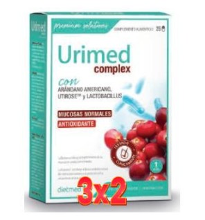 Pack de 3 unidades Urimed Complex 30 Cápsulas Dietmed