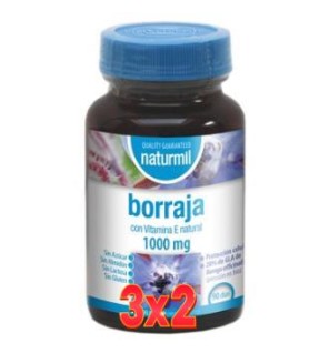 Pack de 3 unidades Borraja 1000 Mg 90 Perlas Dietmed