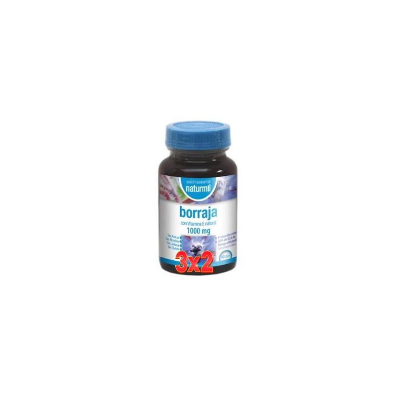 Pack de 3 unidades Borraja 1000 Mg 90 Perlas Dietmed