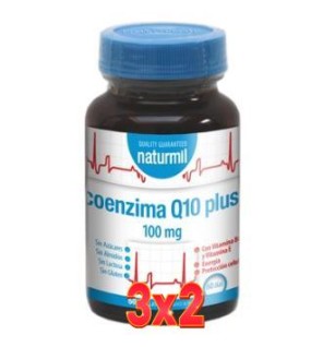 Pack de 3 unidades Coenzima Q10 Plus 100 Mg 60 Cápsulas Dietmed