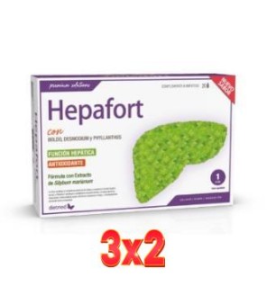 Pack 3x2 unidades Hepafort 20Amp. Dietmed