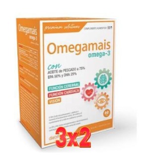 Pack de 3 unidades Omegamais 60 Perlas Dietmed