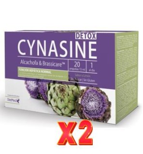 Pack de 2 unidades Cynasine Detox 20x15 Ml Ampollas Dietmed