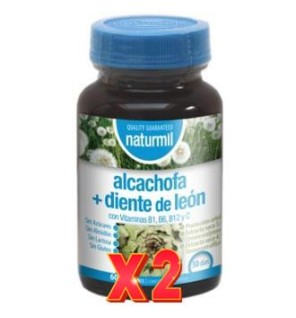 Pack de 2 unidades Alcachofa+Diente De Leon 60 Comprimidos Dietmed