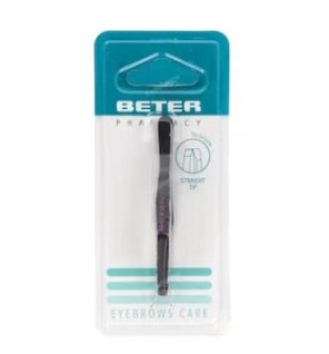 Pinza Depil Pavon Negra 24003 Beter