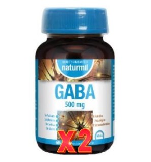 Pack de 2 unidades Gaba 500 Mg 60 Cápsulas Dietmed