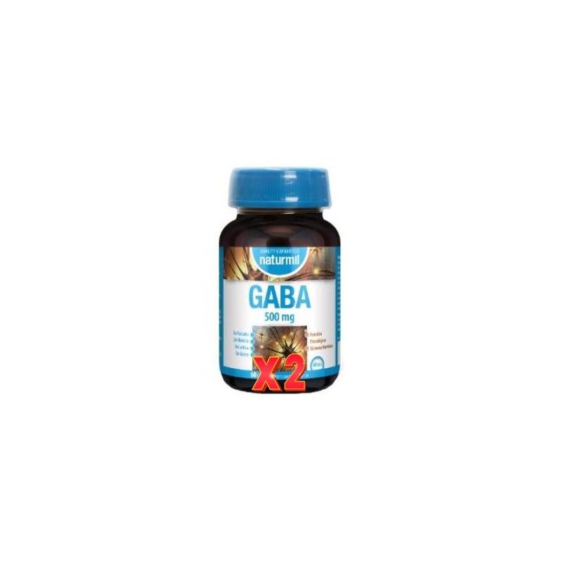 Pack de 2 unidades Gaba 500 Mg 60 Cápsulas Dietmed