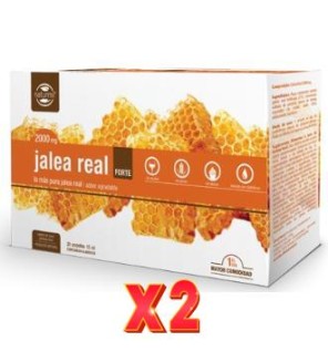 Pack de 2 unidades Jalea Real Forte 2000Mg. 20Amp. Dietmed