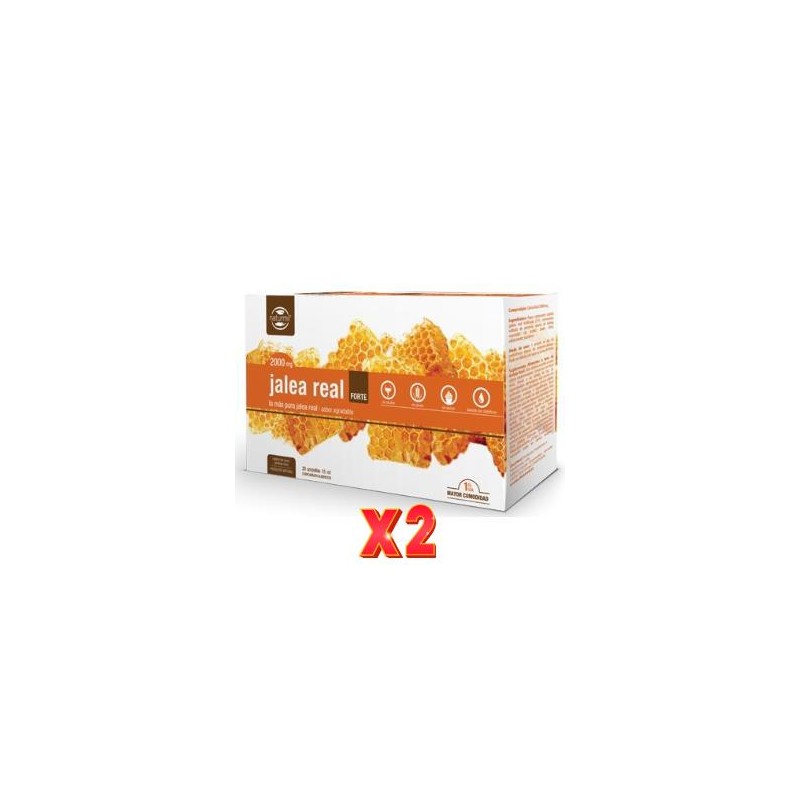 Pack de 2 unidades Jalea Real Forte 2000Mg. 20Amp. Dietmed