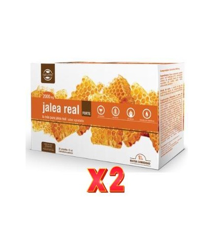 Pack de 2 unidades Jalea Real Forte 2000Mg. 20Amp. Dietmed