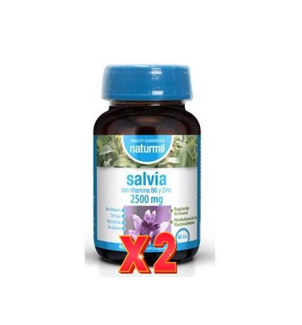 Pack de 2 unidades Salvia 2500 Mg 60 Comprimidos Dietmed