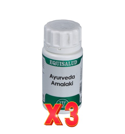 Pack de 3 unidades Ayurveda Amalaki 50 Cápsulas. EQUISALUD