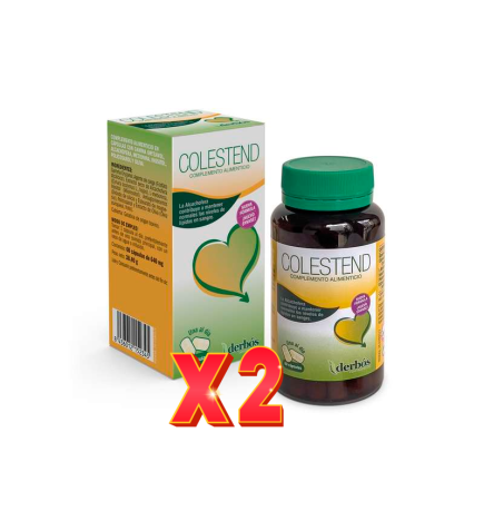 Pack de 2 unidades Colestend 60 Capsulas Derbos