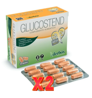 Pack de 2 unidades Glucostend 60 Capsulas Derbos
