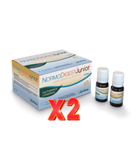 Pack de 2 unidades Normodigest Junior 20 Viales Derbos