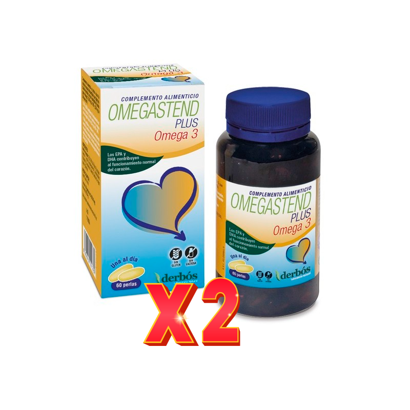 Pack de 2 unidades Omegastend Plus 60 Perlas Derbos