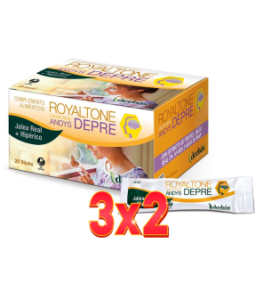 Pack de 3x2 unidades Royaltone Andys Depre 20 Sticks Derbos