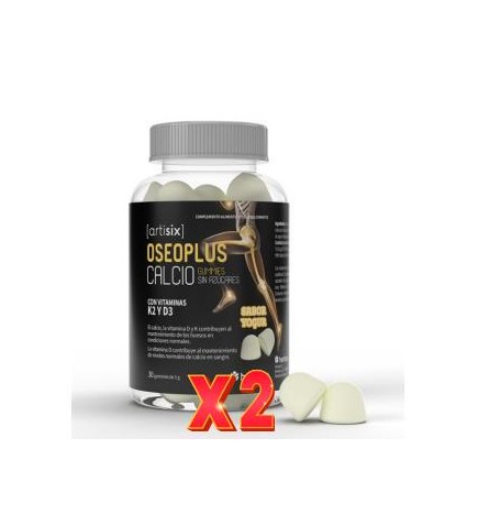 Pack de 2 unidades Artisix Oseoplus Calcio 30 Gummies Herbora