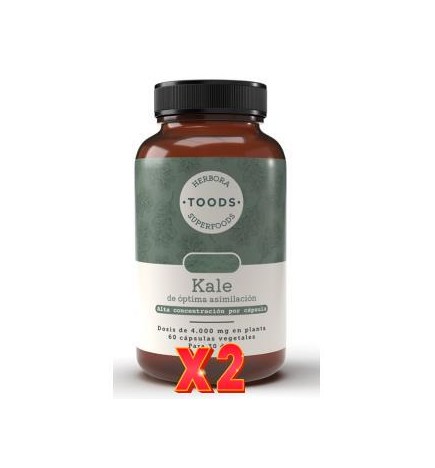 Pack de 2 unidades Toods Kale 60  Capsulas Herbora