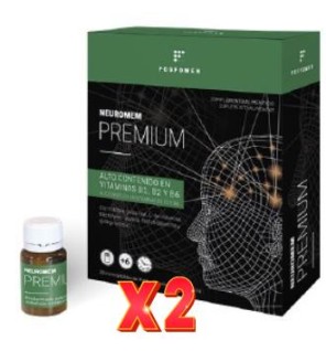 Pack de 2 unidades Fosfomen Neuromen Premium 20 Ampollas Herbora