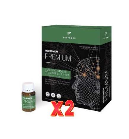 Pack de 2 unidades Fosfomen Neuromen Premium 20 Ampollas Herbora