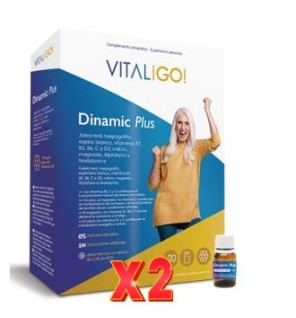 Pack de 2 unidades Vital Go Dinamic Plus 20 Ampollas Herbora