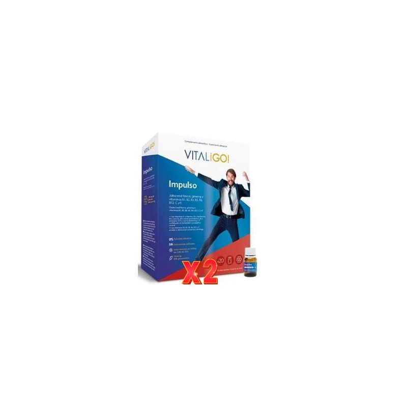 Pack de 2 unidades Vital Go Impulso 20Viales Herbora