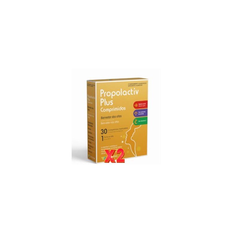 Pack de 2 unidades Actifens Propolactiv Plus 30 Comprimidos Herbora Pack de 2 unidades Actifens Propolactiv Plus 30 Comprimidos Herbora