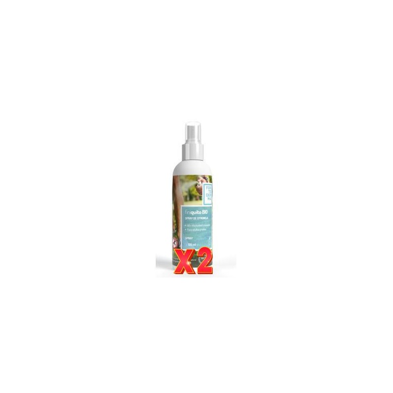 Pack de 2 unidades Fotoderma Finiquito Bio Antimosquitos Spray 125 Ml Herbora