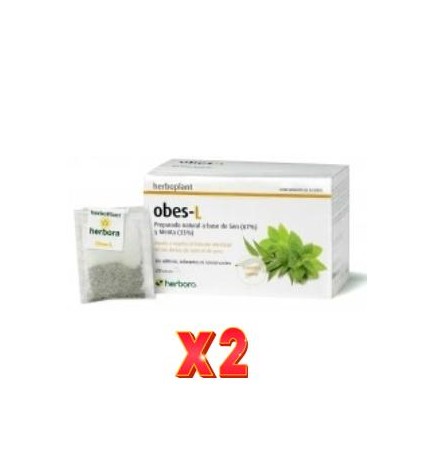 Pack de 2 unidades Inf.Herboplant Obes L Laxante 20Sbrs. Herbora