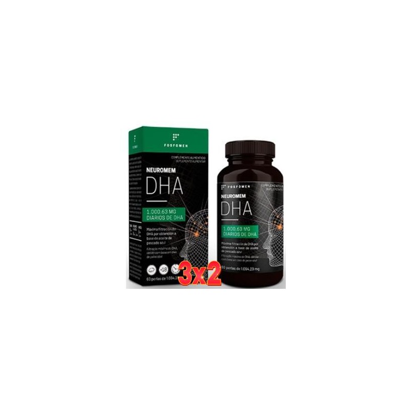 Pack de 3x2 unidades Fosfomen Neuromen Dha 60Perlas Herbora