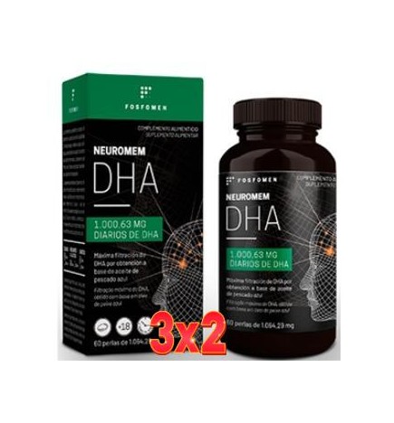 Pack de 3x2 unidades Fosfomen Neuromen Dha 60Perlas Herbora