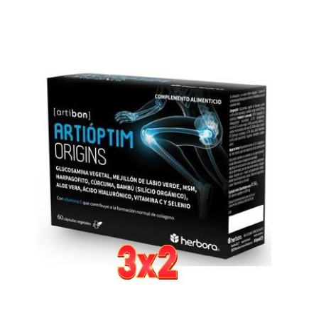 Pack de 3x2 unidades Artioptim (Artiforte) 60 Capsulas Herbora