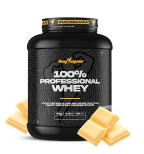 100% Professional Whey 2 K 4,4 Lbs Chocolate Blanc Bigman