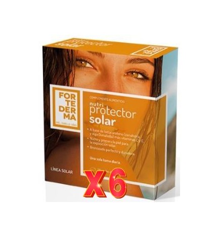 Pack de 6 unidades Fortederma Nutriprotector Solar 30Perlas Herbora