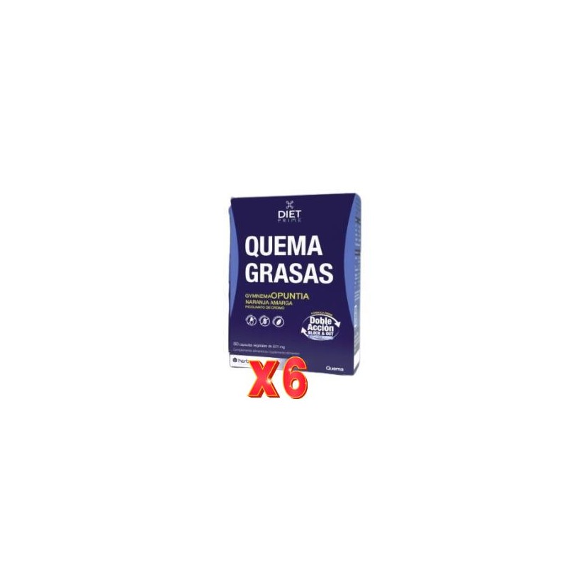 Pack de 6 unidades Diet Prime Quemagrasas 60Vcaps. Herbora Pack de 6 unidades Diet Prime Quemagrasas 60Vcaps. Herbora