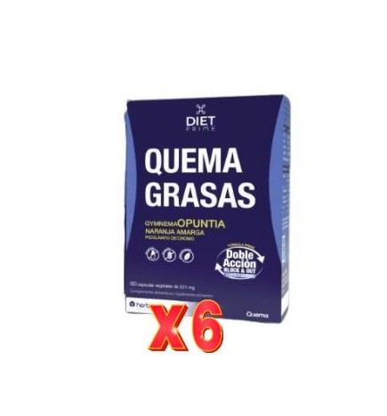 Pack de 6 unidades Diet Prime Quemagrasas 60Vcaps. Herbora