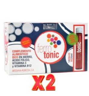 Pack de 2 unidades Ferrotonic 14 Viales Artesania